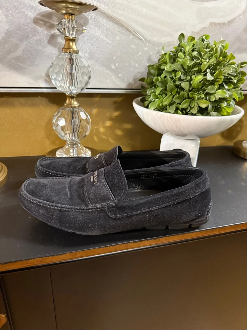 Prada Suede Loafers